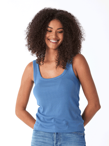 Yvette Feather Rib Tank Womens Tops Tanks Threads 4 Thought
