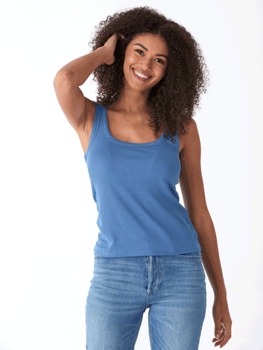 Yvette Feather Rib Tank Womens Tops Tanks Threads 4 Thought