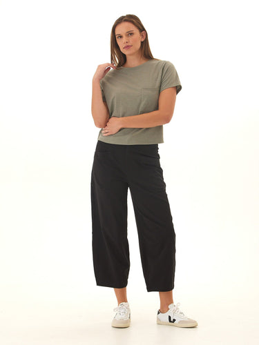 Lauren Stretch Twill Pleated Barrel Pant Womens Bottoms Pants Threads 4 Thought