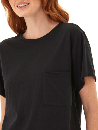 Shelbie Triblend Jersey Pocket Tee Womens Tops Short Tee Threads 4 Thought