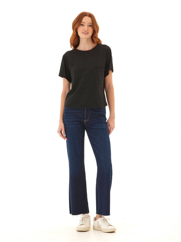 Shelbie Triblend Jersey Pocket Tee Womens Tops Short Tee Threads 4 Thought