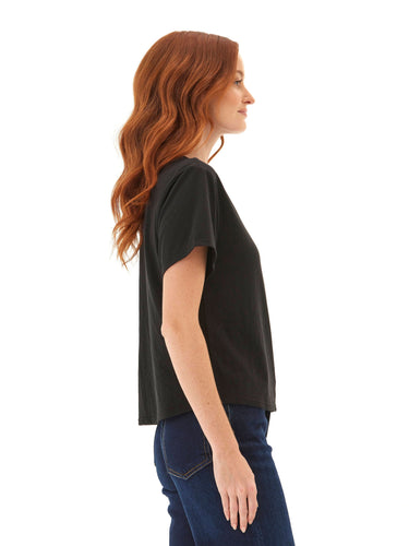 Shelbie Triblend Jersey Pocket Tee Womens Tops Short Tee Threads 4 Thought