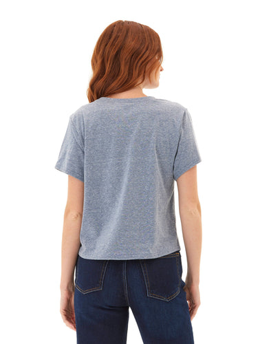 Shelbie Triblend Jersey Pocket Tee Womens Tops Short Tee Threads 4 Thought