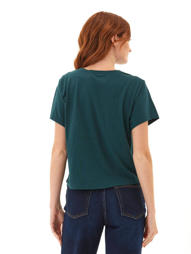 Shelbie Triblend Jersey Pocket Tee Womens Tops Short Tee Threads 4 Thought