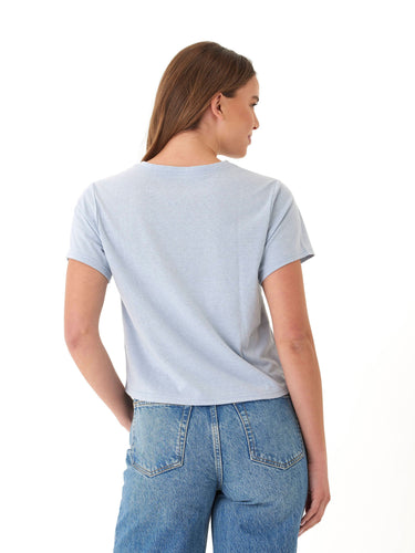 Shelbie Triblend Jersey Pocket Tee Womens Tops Short Tee Threads 4 Thought