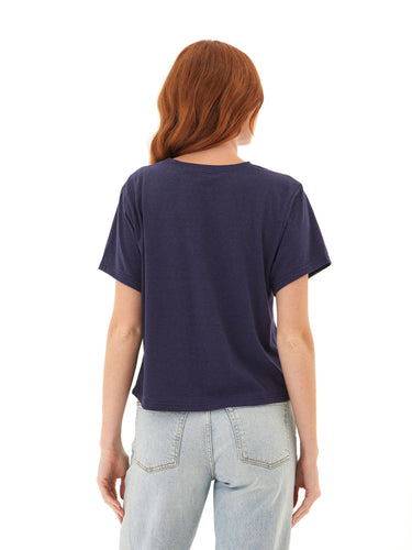 Shelbie Triblend Jersey Pocket Tee Womens Tops Short Tee Threads 4 Thought