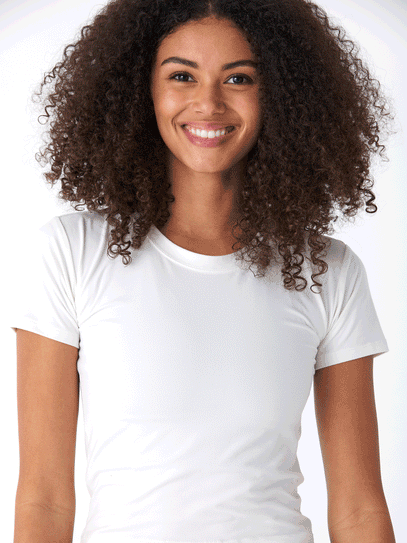 Guadalupe Heather Luxe Jersey Crop Tee Womens Tops Short Tee Threads 4 Thought