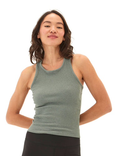 Kensi Heather Luxe Rib Crop Tank Womens Tops Tanks Threads 4 Thought