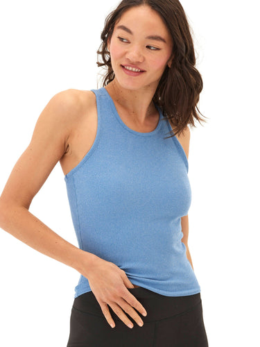 Kensi Heather Luxe Rib Crop Tank Womens Tops Tanks Threads 4 Thought