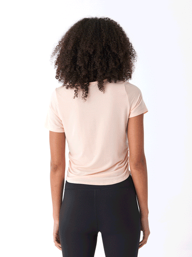 Deena Tencel Jersey Ruched Tee Womens Tops Short Tee Threads 4 Thought