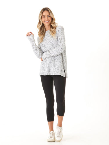 Mariah Rhythm Slub Tunic Top Womens Tops Long Tee Threads 4 Thought