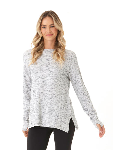 Mariah Rhythm Slub Tunic Top Womens Tops Long Tee Threads 4 Thought