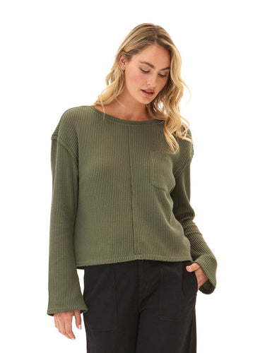 Giulia Eco Thermal Long Sleeve Top Womens Tops Long Shirt Threads 4 Thought