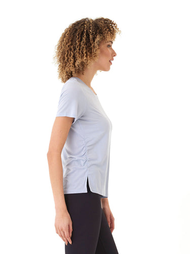Briona Tencel Jersey Ruched Side Tee Threads 4 Thought