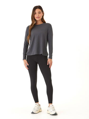 Gemella Luxe Jersey Tulip-Back Long Sleeve Top Womens Tops Long Tee Threads 4 Thought