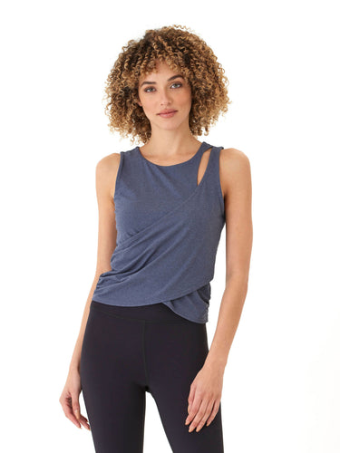 Cynthia Luxe Jersey Wrap Tank Womens Tops Tanks Threads 4 Thought