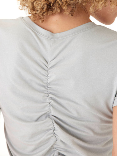 Arry Luxe Jersey Ruched Tee Womens Tops Short Tee Threads 4 Thought