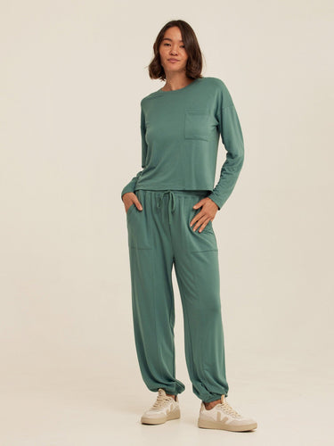 Lottie Modal Terry Jogger Womens Bottoms Sweatpants Threads 4 Thought