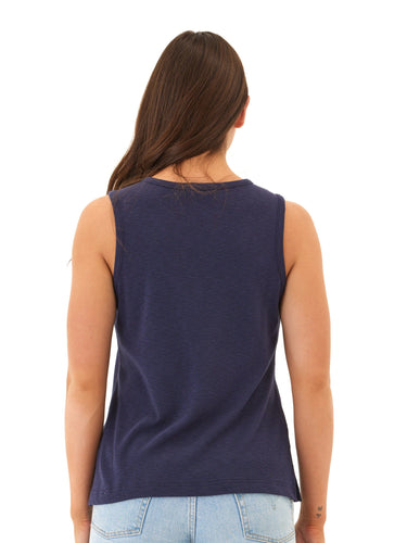 Rachel Textured Slub Jersey Tank Womens Tops Tanks Threads 4 Thought