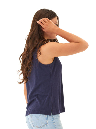 Rachel Textured Slub Jersey Tank Womens Tops Tanks Threads 4 Thought