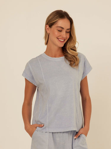 Laurie Mineral Wash Eco Jersey Tee Threads 4 Thought