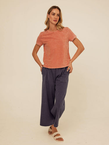 Roselie Mineral Wash Eco Jersey Tee Threads 4 Thought