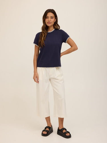 Ginny Novelty Stitch Eco Jersey Tee Threads 4 Thought