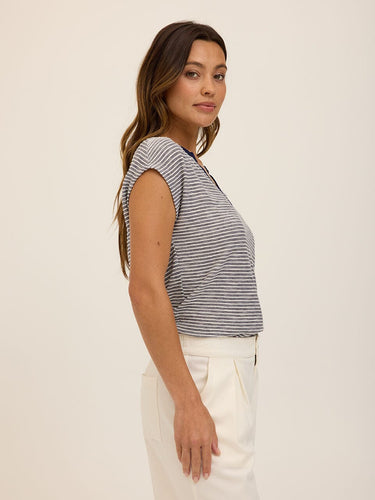 Alonna Stripe Jersey Top Threads 4 Thought