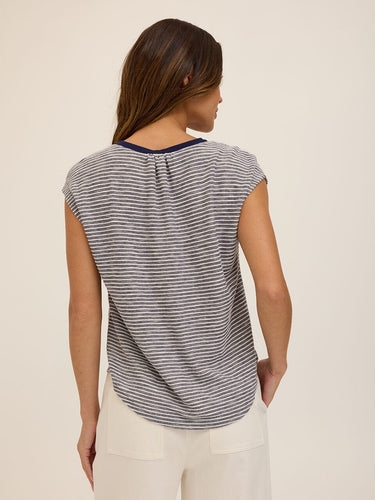 Alonna Stripe Jersey Top Threads 4 Thought