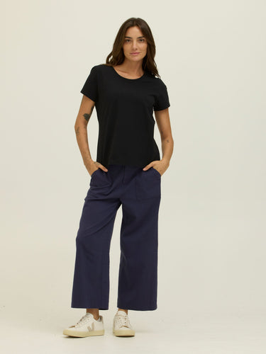 Core Organic Cotton Crew Neck Tee Womens Tops Short Tee Threads 4 Thought