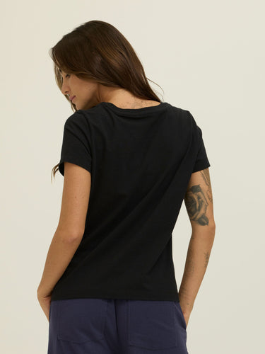 Core Organic Cotton Crew Neck Tee Womens Tops Short Tee Threads 4 Thought