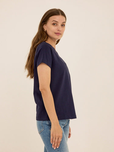 Emmy Organic Cotton Crew Tee Womens Tops Short Tee Threads 4 Thought