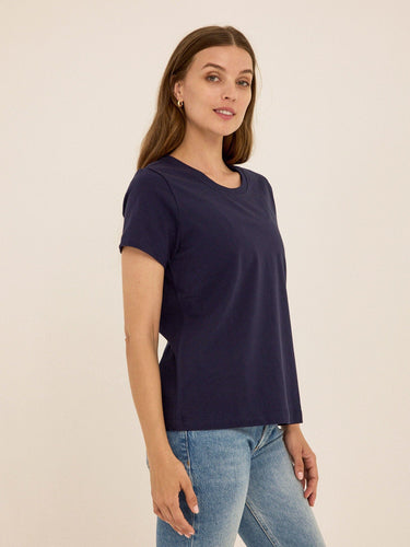 Emmy Organic Cotton Crew Tee Womens Tops Short Tee Threads 4 Thought