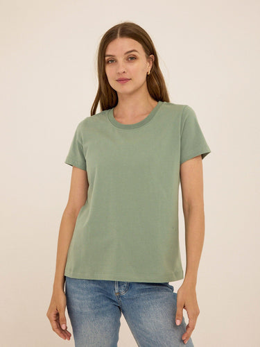 Emmy Organic Cotton Crew Tee Womens Tops Short Tee Threads 4 Thought