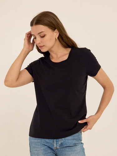 Emmy Organic Cotton Crew Tee Womens Tops Short Tee Threads 4 Thought