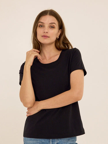 Emmy Organic Cotton Crew Tee Womens Tops Short Tee Threads 4 Thought
