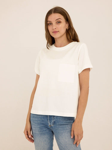 Beth Organic Cotton Pocket Tee Womens Tops Short Tee Threads 4 Thought