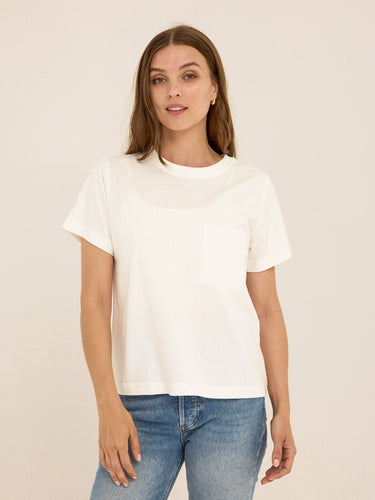 Beth Organic Cotton Pocket Tee Womens Tops Short Tee Threads 4 Thought