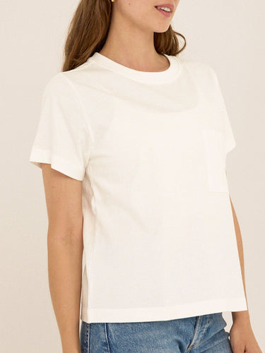 Beth Organic Cotton Pocket Tee Womens Tops Short Tee Threads 4 Thought