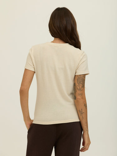 Gwenda Sweater Knit Tee Womens Tops Short Shirt Threads 4 Thought