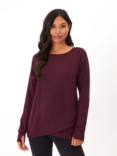 Leanna Feather Fleece Tunic Womens Outerwear Sweatshirt Threads 4 Thought
