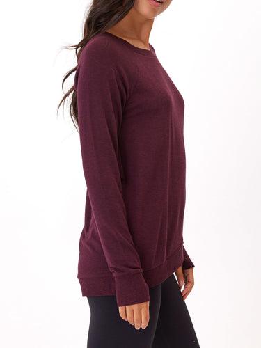 Leanna Feather Fleece Tunic Womens Outerwear Sweatshirt Threads 4 Thought