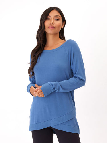 Leanna Feather Fleece Tunic Womens Outerwear Sweatshirt Threads 4 Thought
