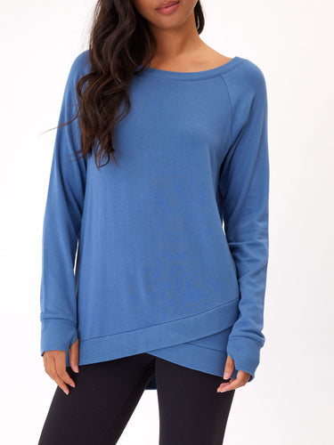 Leanna Feather Fleece Tunic Womens Outerwear Sweatshirt Threads 4 Thought