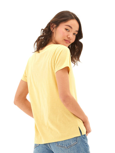 Pattie Triblend V-Neck Tee Womens Tops Short Tee Threads 4 Thought