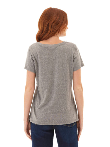 Pattie Triblend V-Neck Tee Womens Tops Short Tee Threads 4 Thought