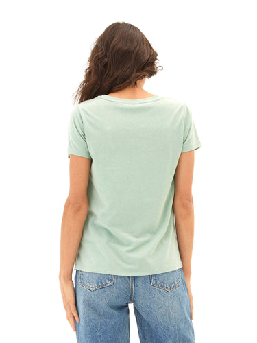 Pattie Triblend V-Neck Tee Womens Tops Short Tee Threads 4 Thought