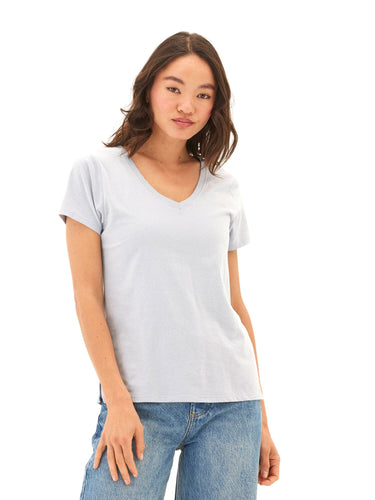 Pattie Triblend V-Neck Tee Womens Tops Short Tee Threads 4 Thought