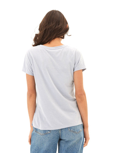 Pattie Triblend V-Neck Tee Womens Tops Short Tee Threads 4 Thought