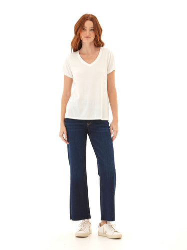 Pattie Triblend V-Neck Tee Womens Tops Short Tee Threads 4 Thought